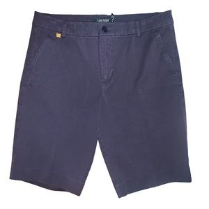 Lauren by Ralph Lauren Navy Shorts Size 8 With Ralph Lauren Gold Charm